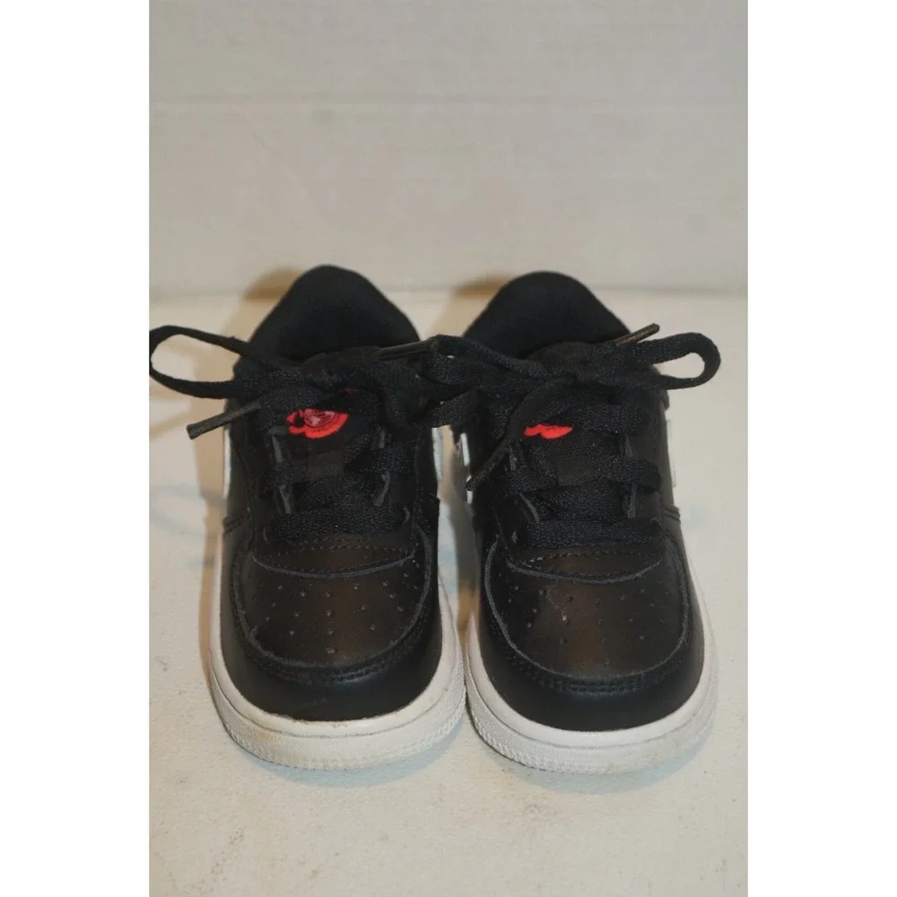 Nike Force 1 TD Sneaker Size 5C CN8541-001 Black White Baby Toddler